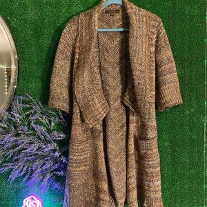 Cute & Warm Brown Knit Cardigan